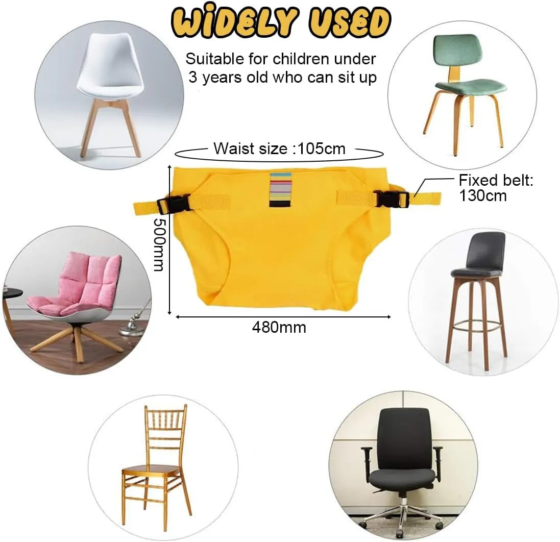 Premium Baby High Chair Safety Harness - 5-Point Adjustable Dining Seat Belt for Toddlers