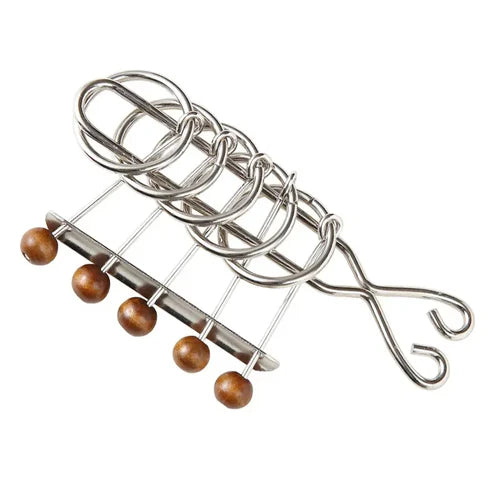 MEACAOFG 8/24/32Pcs Nine Link Series 3D Metal Puzzle Toy Release Buckle