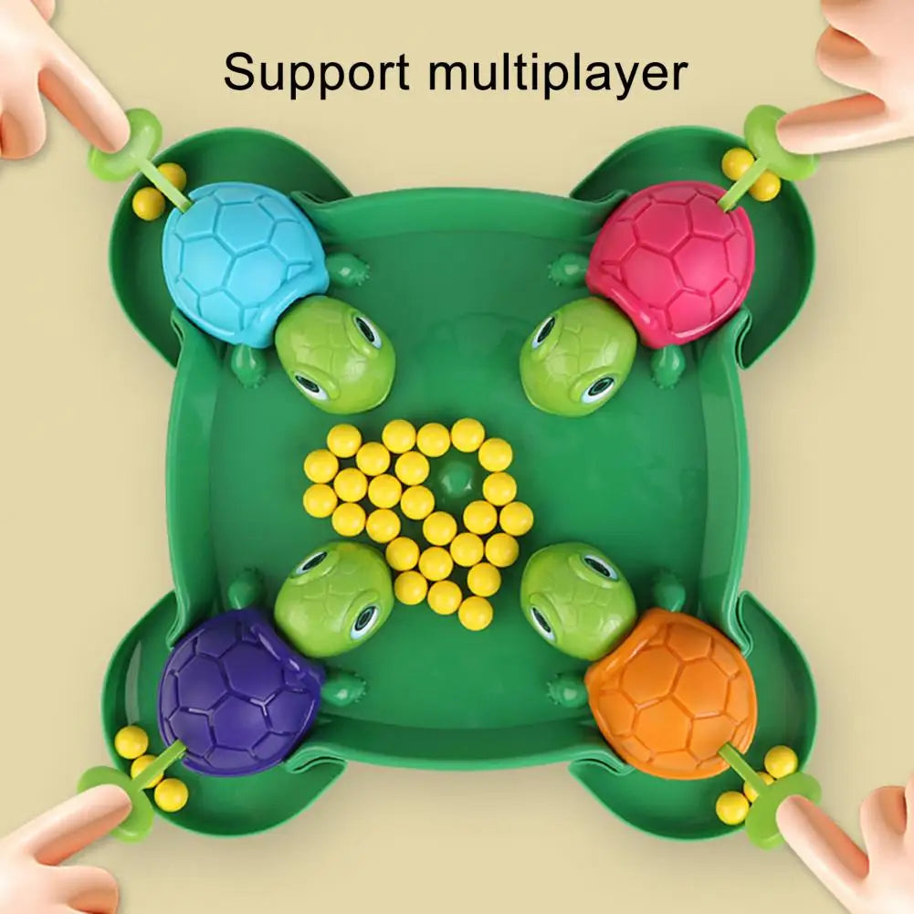 MEACAOFG Safe Beans Toy Easy to Control Colorful Eat Ball Turtle Board Game