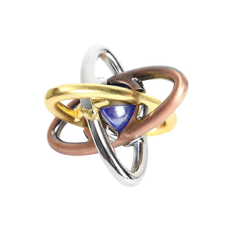 MEACAOFG Classic IQ Metal Brain Teaser 3D Alloy Box Kong Ming Lock Puzzles Magic Baffling Puzzle Game Toys for Children Adults Funny Gift