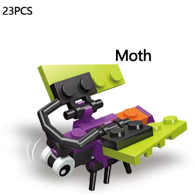 MEACAOFG Mini Insect Series Building Block Ladybug Dragonfly Butterfly Snail Wasp Mantis Beetle Bricks Toys Christmas Gifts For Children