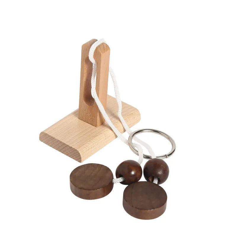 MEACAOFG Intelligent Unlock Toy Kong Ming Lock Brain Teaser Iq Puzzles Wooden Toys Montessori Children Adult Decompression Thinking Games