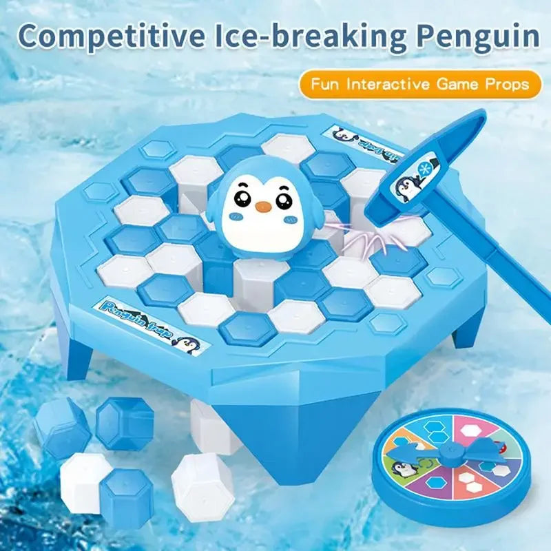 MEACAOFG Trend Kids Toys Parent-Child Family Party Save Penguin Ice Block
