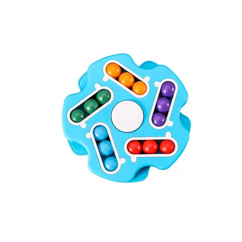 MEACAOFG Rotating Bean Intelligence Fingertip Cube for Kids Finger Gyro