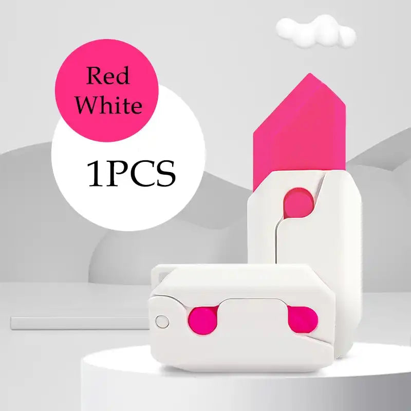 MEACAOFG 3D Printed Radish Toy Knife 3D Luminous Carrot Gravity Knife Fidget Toys Children Decompression Push Card Toy 3D Printing Glowing Carrot Knife Christmas Toy