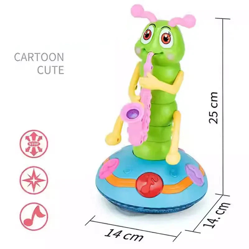 Interactive Singing Dancing Caterpillar Toy - Educational Musical Baby Toy for Toddlers 6-36 Months