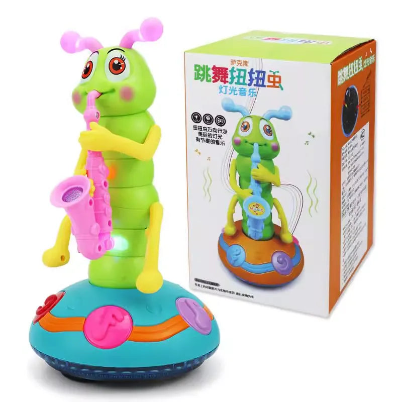 Interactive Singing Dancing Caterpillar Toy - Educational Musical Baby Toy for Toddlers 6-36 Months