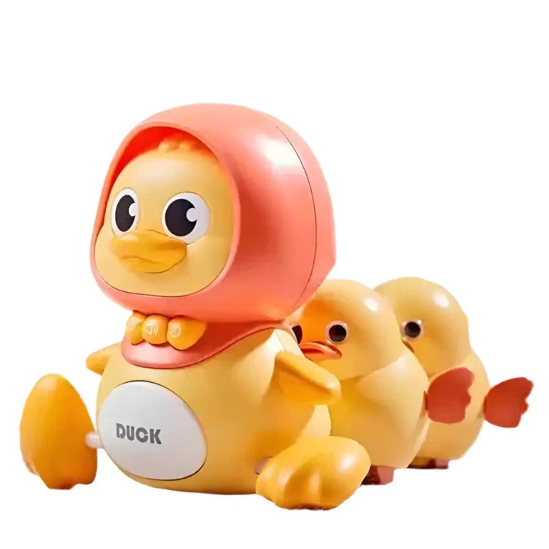 Premium Sleeping Duck Baby Toy - Soft Plush Educational Comfort Toy for Infants 0-3 Years
