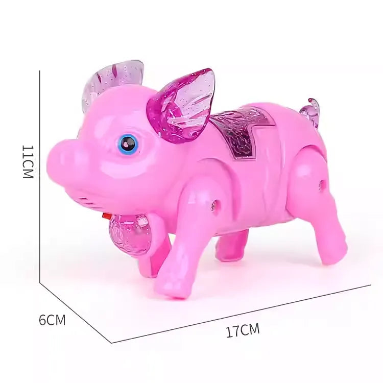 Adorable Baby Pig Plush Toy - Soft Educational Sensory Toy for Infants 0-12 Months