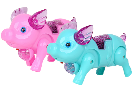 Adorable Baby Pig Plush Toy - Soft Educational Sensory Toy for Infants 0-12 Months