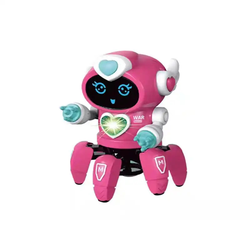 MEACAOFG Kids Dance Robots Music Toys LED 6 Claws Robot Birthday Gift Toys For Children Early Education Baby Toy Boys Girls