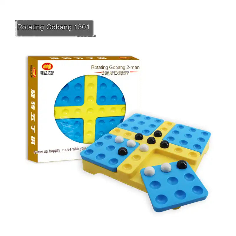 MEACAOFG Rotating backgammon spatial logic thinking training children students educational toys parent-child interaction desktop games