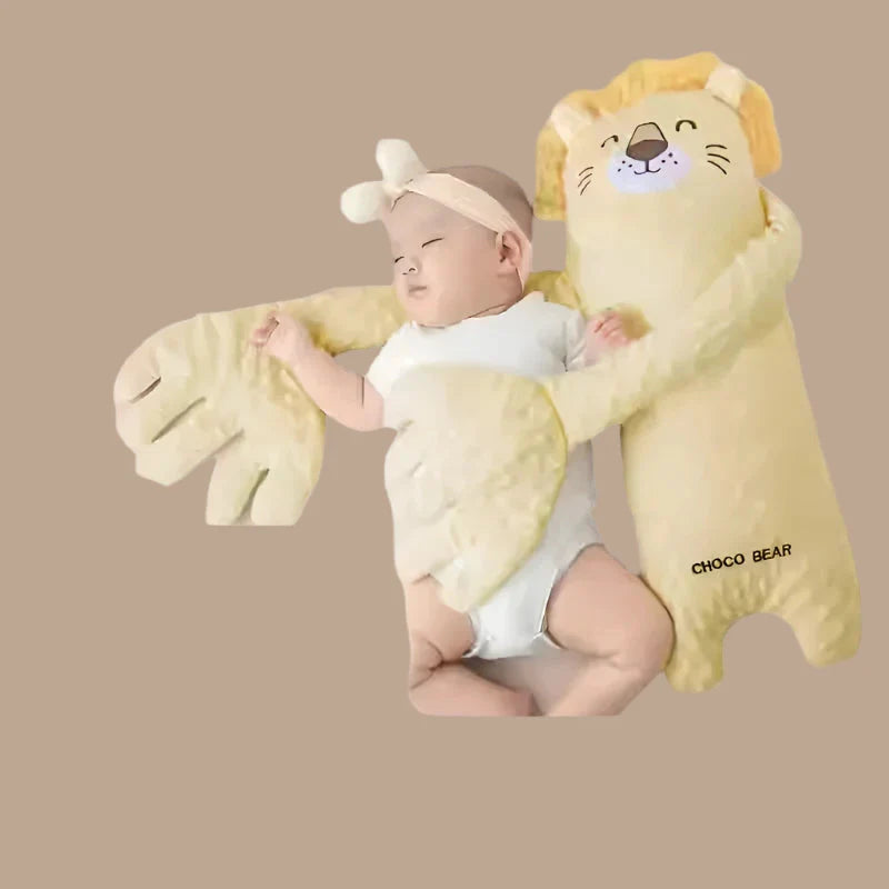 MEACAOFG Baby Soothing Pillow Toy - Interactive Sensory Comfort Doll for Infants 0-12 Months