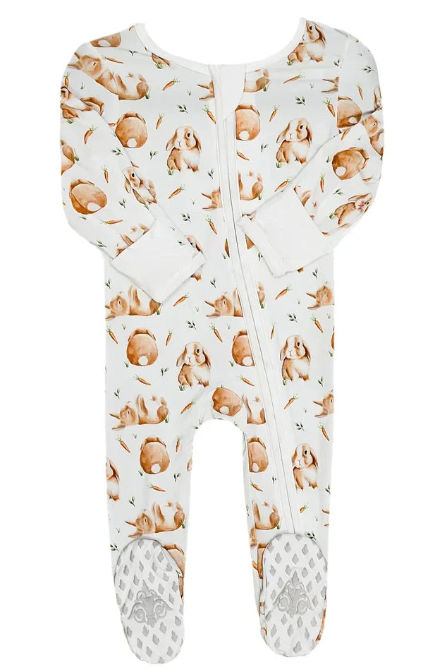 Vintage Bamboo Bunny Romper