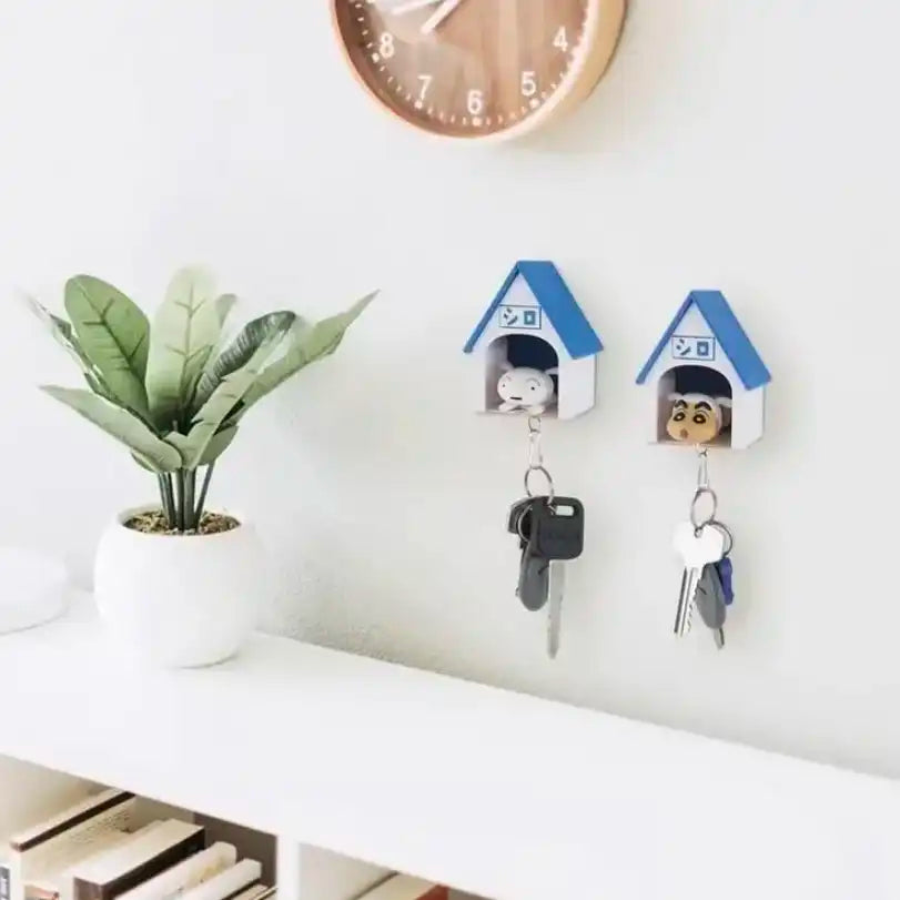 MEACAOFG Crayon Shin-chan Keychain Funny Little Toys