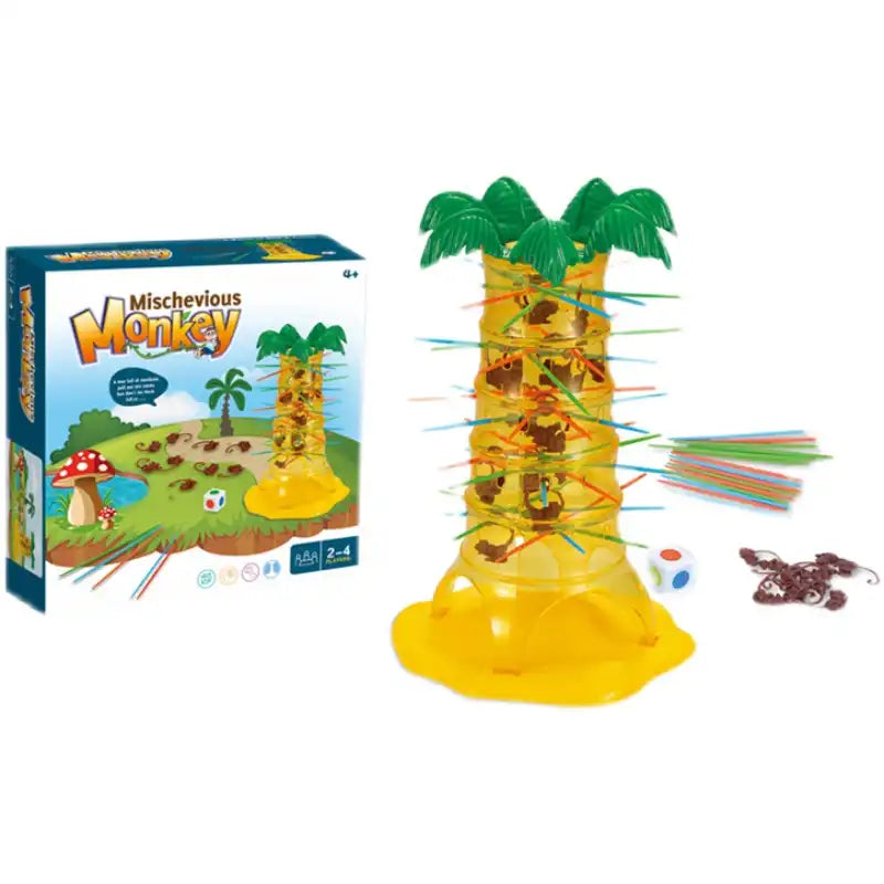 MEACAOFG Children's tabletop interactive games loopin monkeys tumbling monkeys draw sticks toys gifts prizes