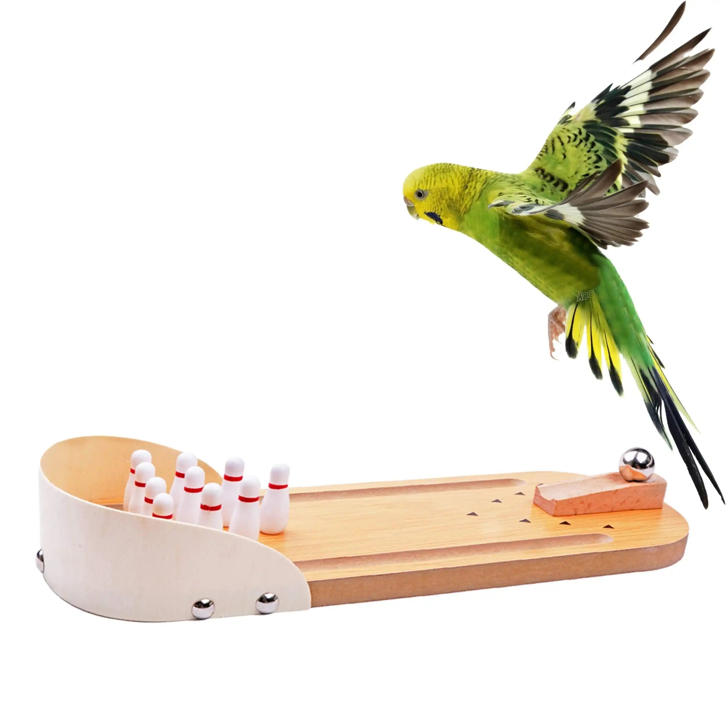 MEACAOFG Desktop Mini Bowling Game Set - Desktop Wooden Board, Bowling Shooting Game, Stress Relief Small Finger Toys, Fun Trick Gift