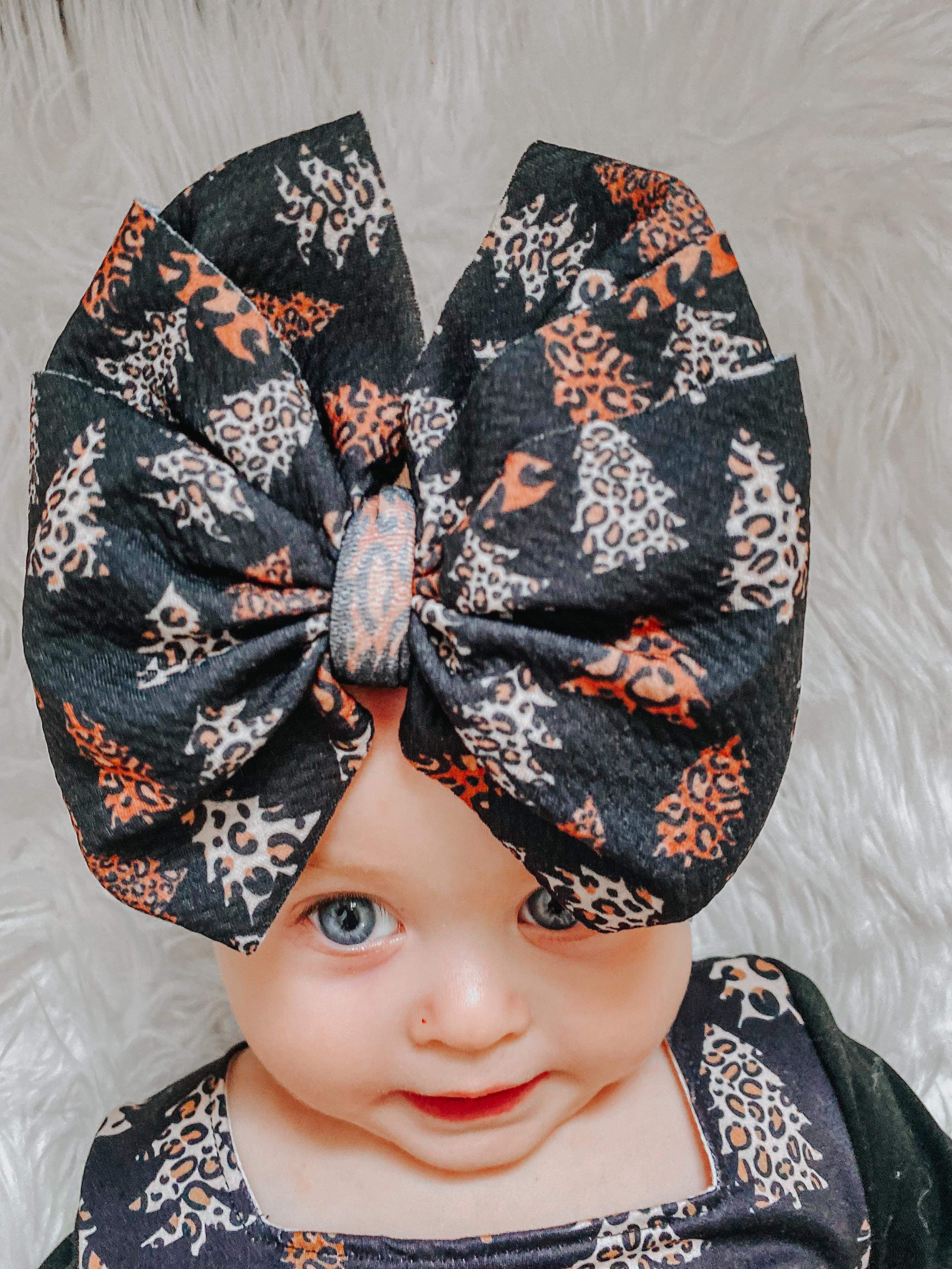 Leopard trees messy wrap