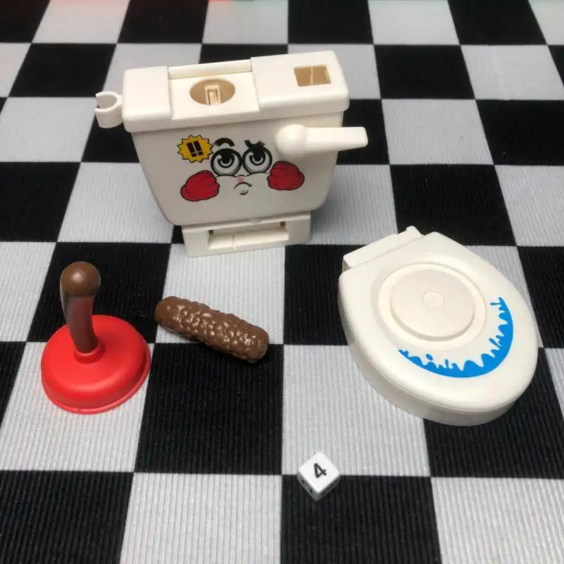 MEACAOFG Jet Toilet Trick Toy Funny Casual Party Couple Interactive Game Trick Party Entertainment Toy
