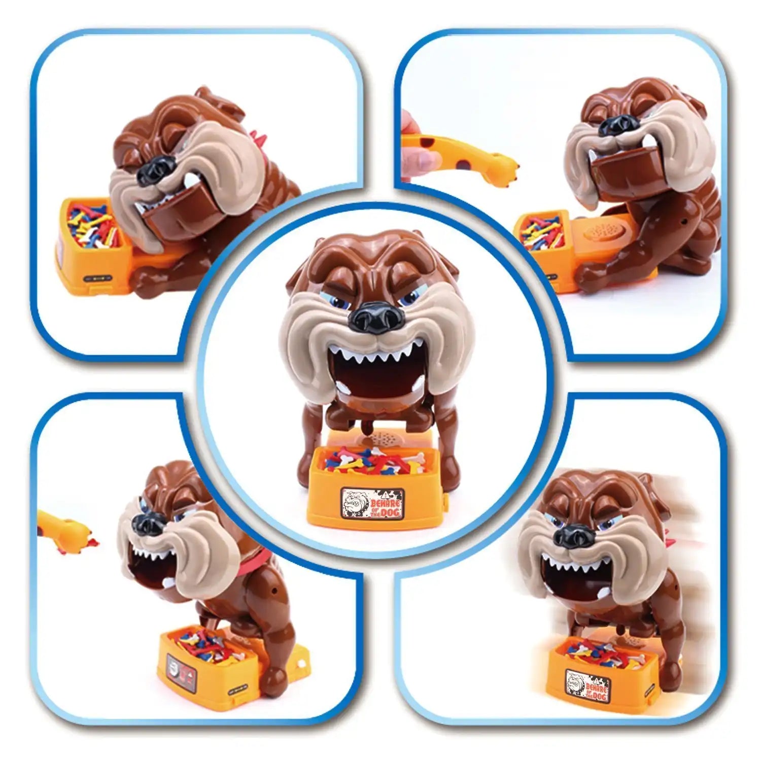 MEACAOFG-Wake the Dog Bite Practical Jokes Spoof Funny Trick Toy Ware of the Vicious Dog Electric Fierce Dog Board Games Interactive Toys Boardgames