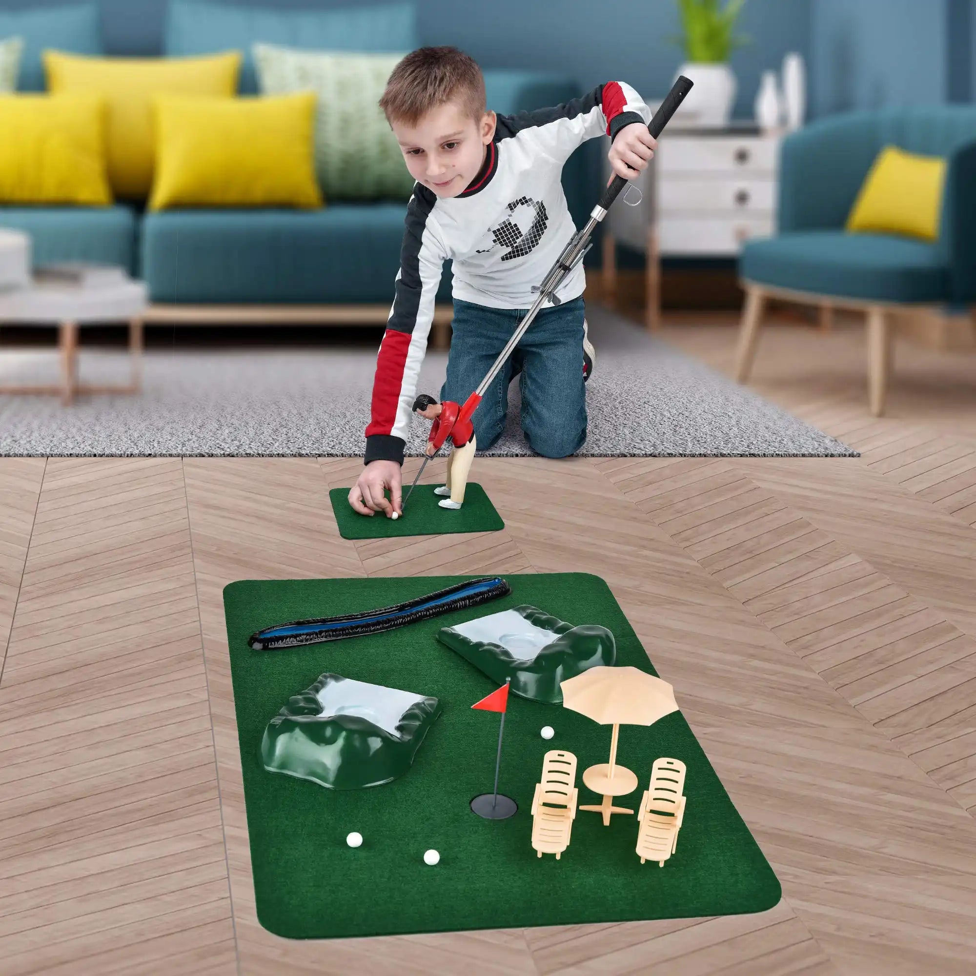 MEACAOFG Golf toys Parent-child toys Couple interactive toys Family toys Happy happy small toys Valentine's Day small toys