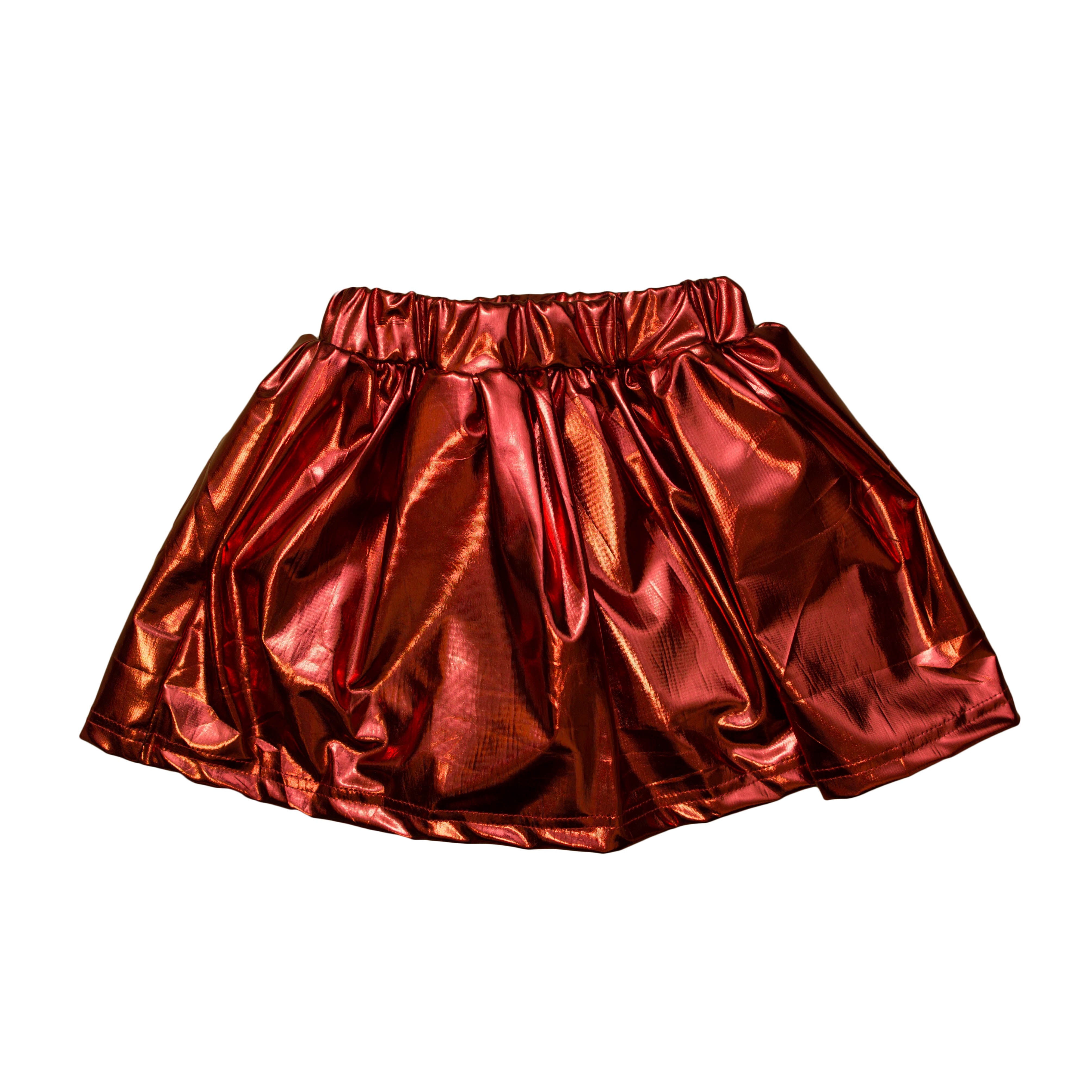Maroon Metallic Adult Skort