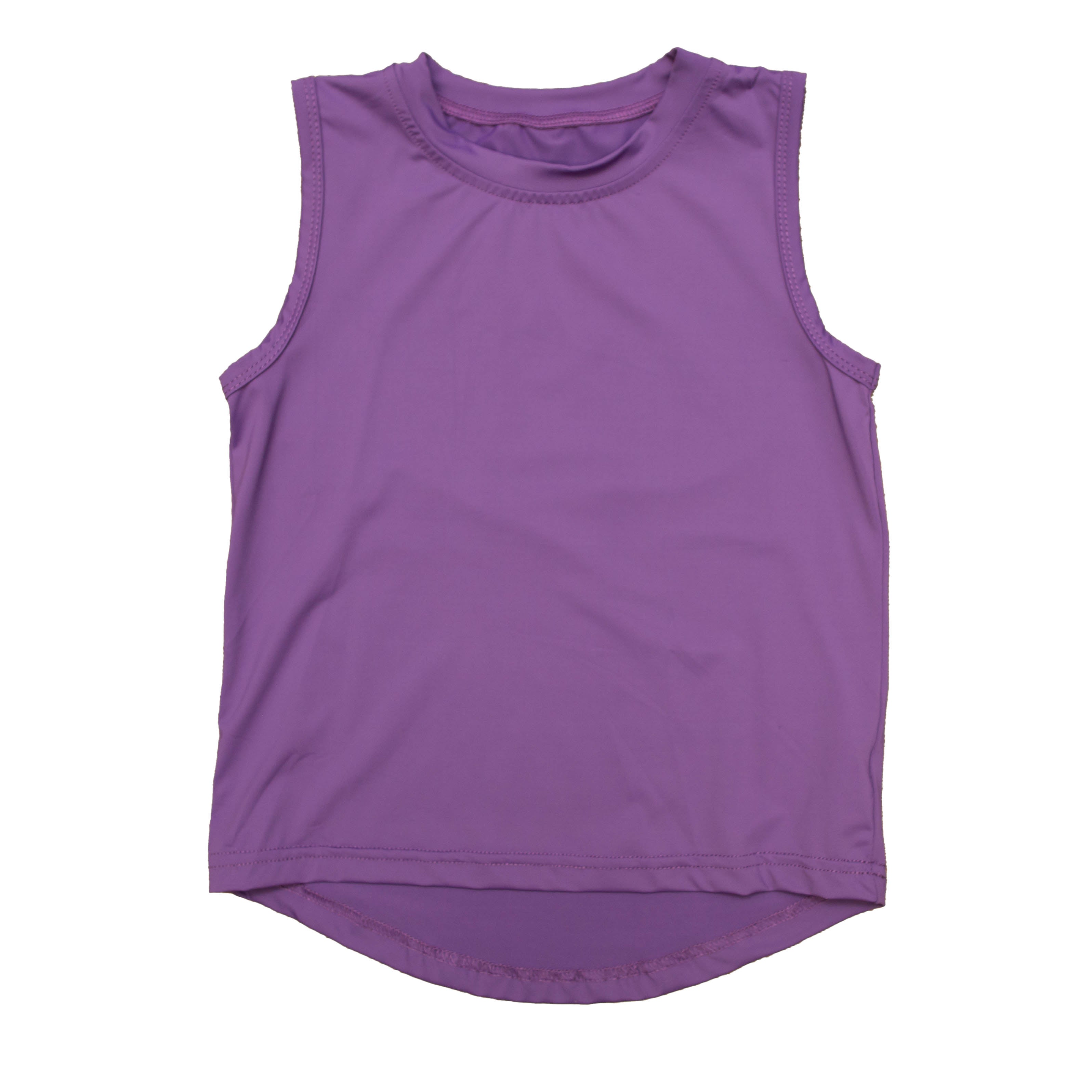 Plum High Low Adult Tank