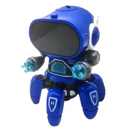 MEACAOFG Kids Dance Robots Music Toys LED 6 Claws Robot Birthday Gift Toys For Children Early Education Baby Toy Boys Girls