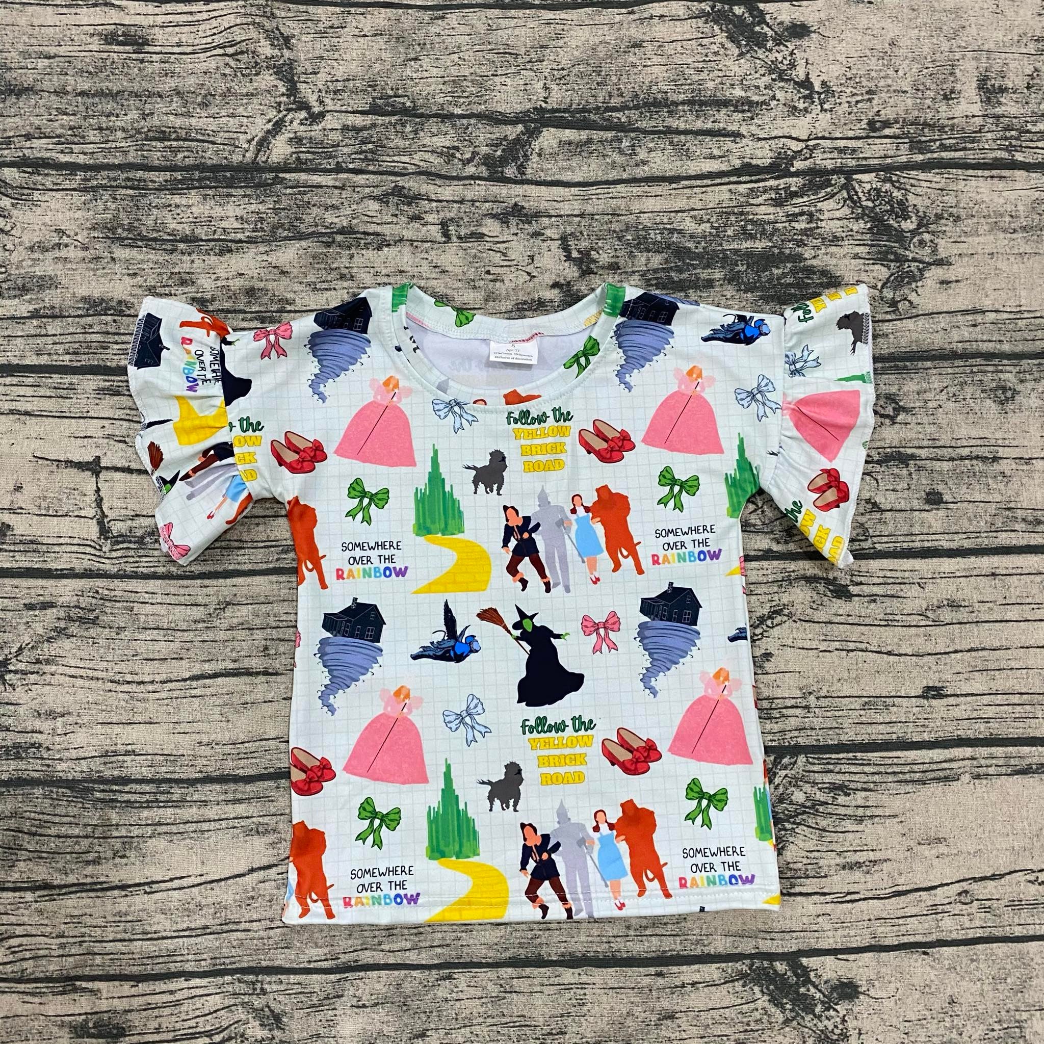 Wizard ruffle top