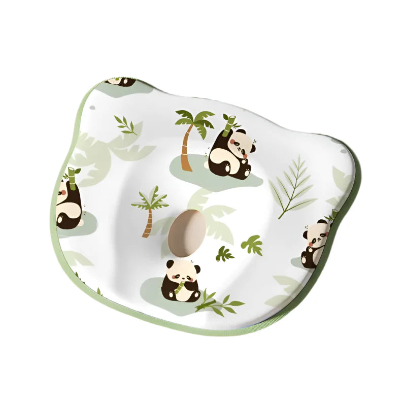 Ergonomic Baby Head Support Pillow - Soft Memory Foam Infant Sleep Cushion for Newborns 0-12 Months