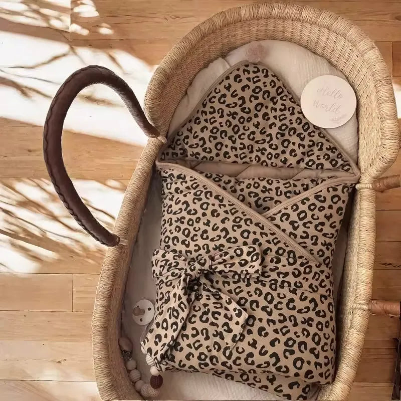 Premium Baby Winter Leopard Print Blanket - Ultra Soft Fleece Throw for Infants & Toddlers