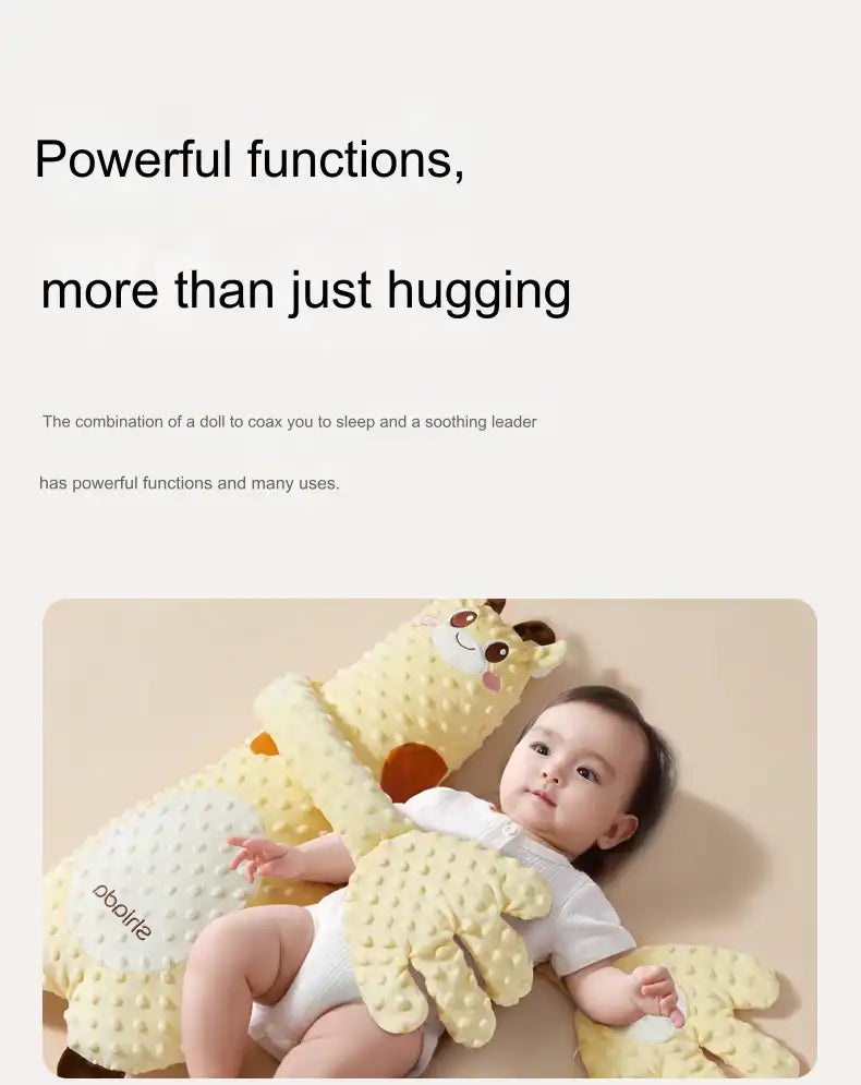 MEACAOFG Baby Soothing Pillow Toy - Soft Comfort Plush for Newborns & Infants