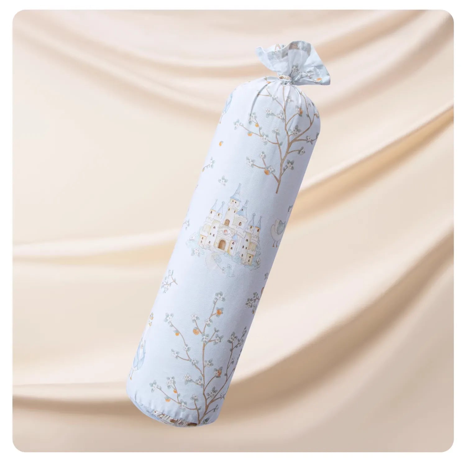 Premium Baby Memory Foam Pillow - Organic Cotton Cover for Newborn Head Support