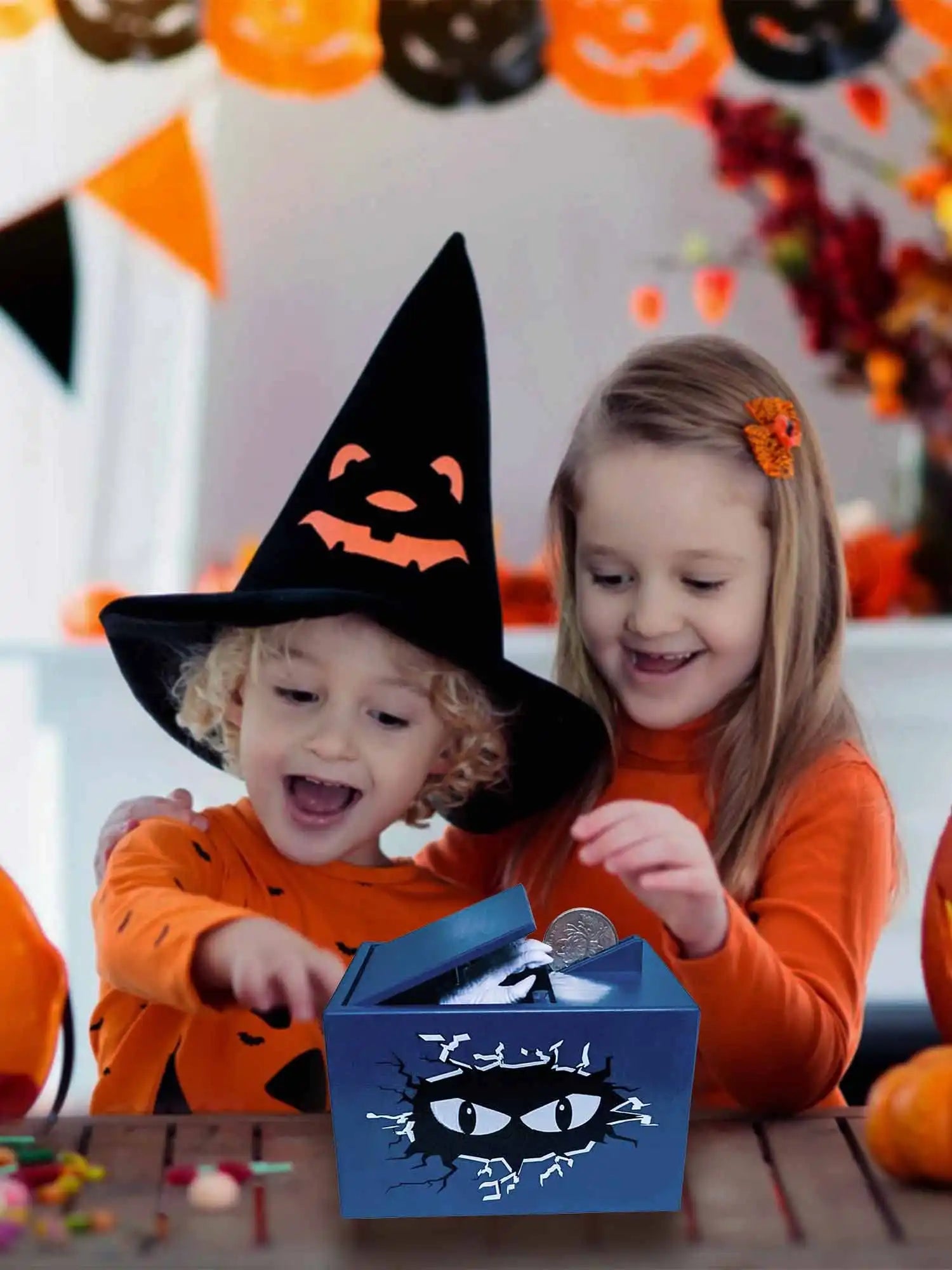 MEACAOFG Cevly Stealing Coin Box,Coin Bank for Kids,Electronic Ghost Hand Piggy Bank,Monster Bank Toy,Birthday Halloween for Boys Girls Kids