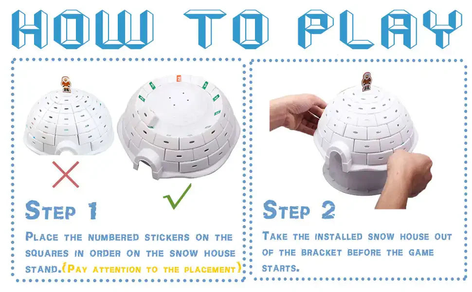 MEACAOFG Penguin igloo toys Parent-child party puzzle games Funny games