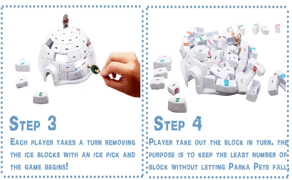 MEACAOFG Penguin igloo toys Parent-child party puzzle games Funny games