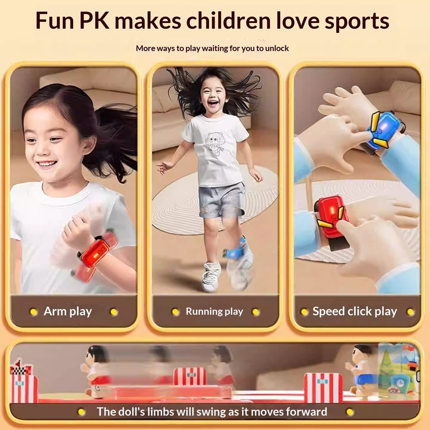 Double Match Running Game - Memory Training Interactive Toy for Kids | MEACAOFG