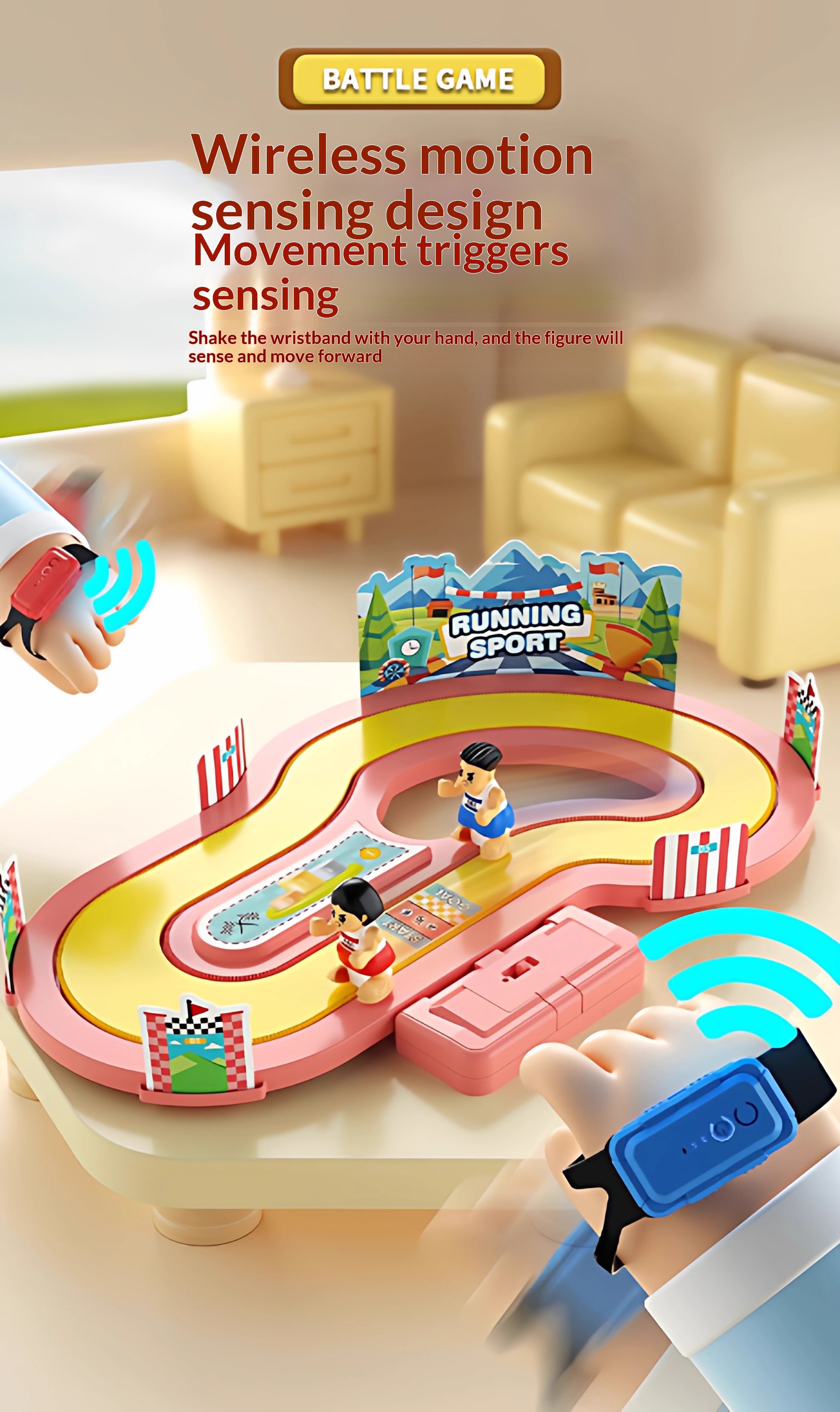 Double Match Running Game - Memory Training Interactive Toy for Kids | MEACAOFG