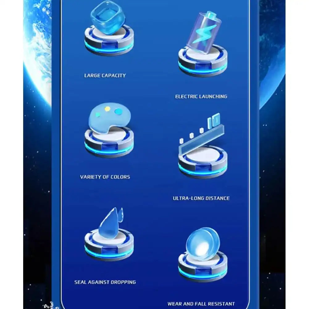 Gatling Electric Water Gun-MEACAOFG