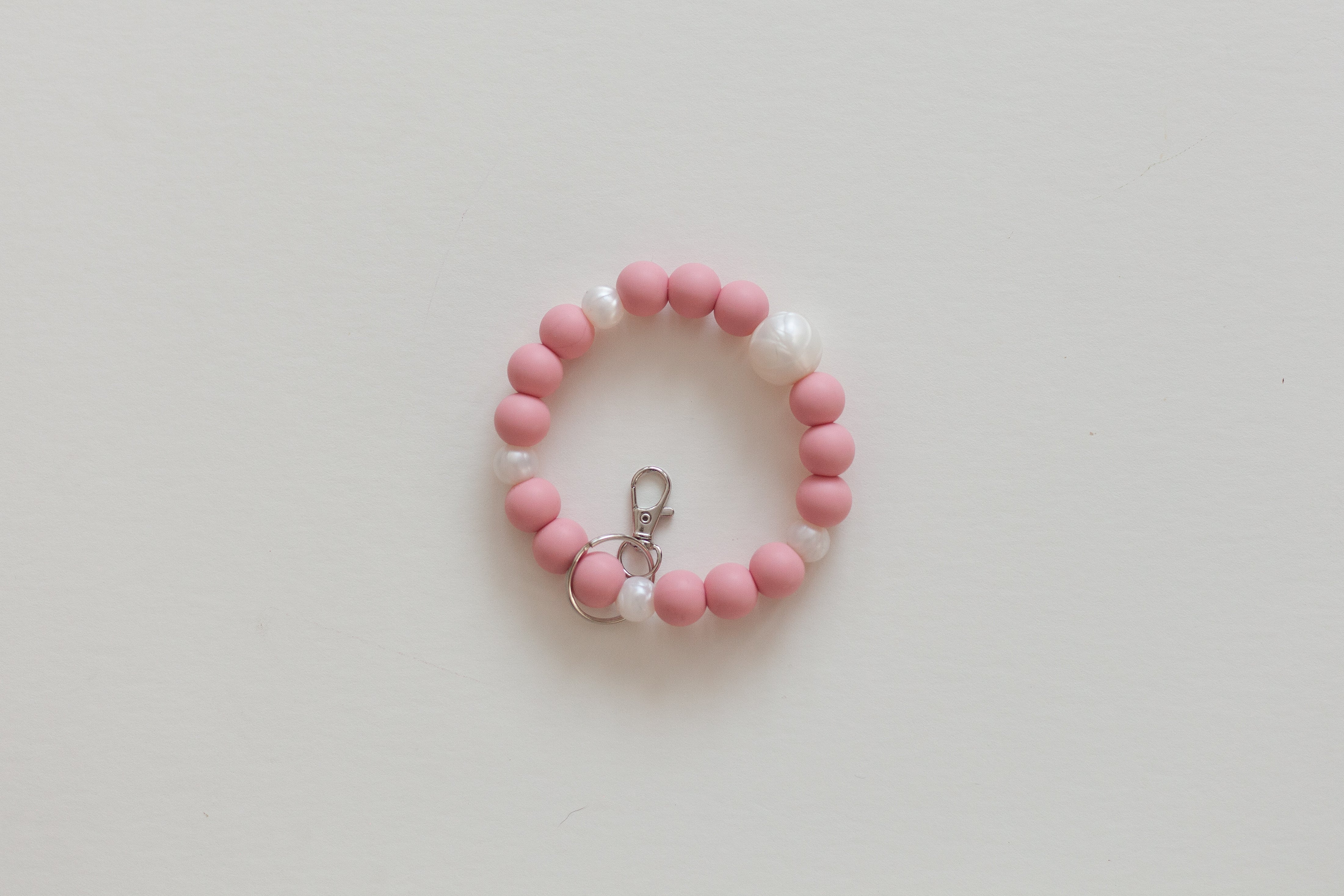 Mauve Succulent Wristlet