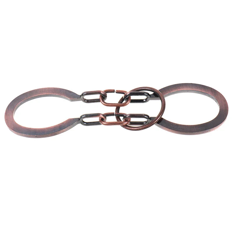 MEACAOFG 1pc Adult and Teenager Cast Metal Brain Teaser Puzzle Toys - Horse Zinc Alloy Horseshoe Lock Toys