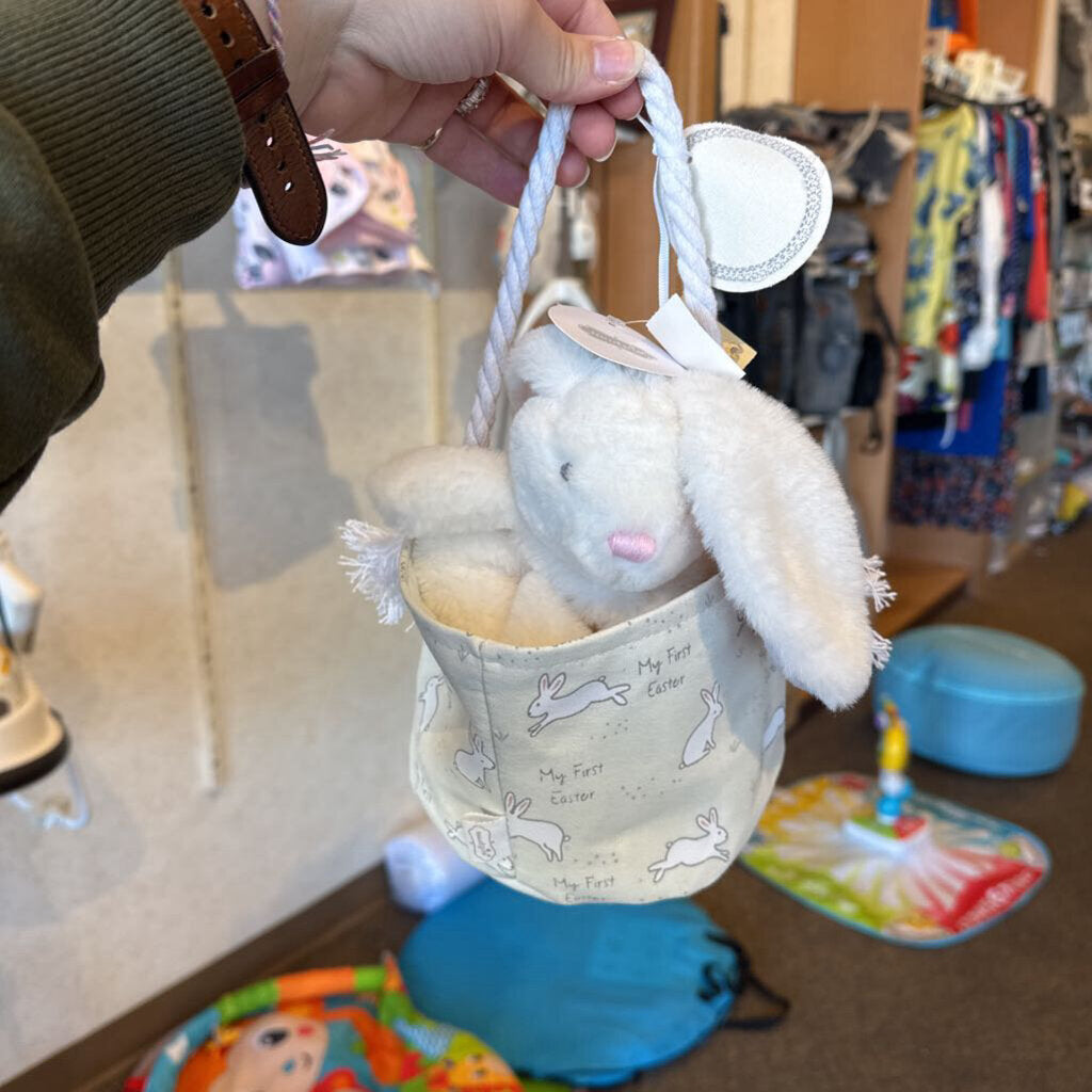 *bunny my first easter lovey and basket