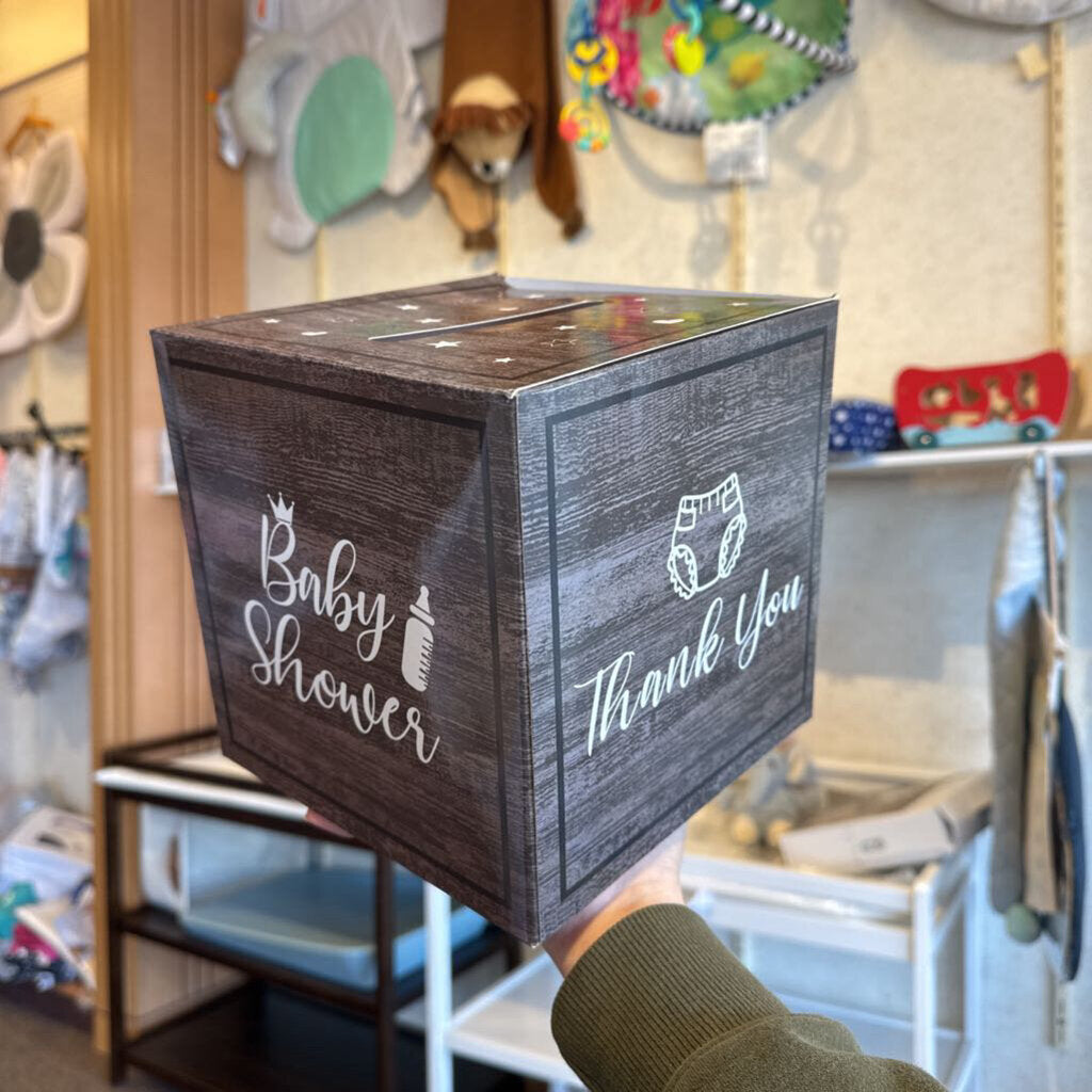 *50 Pcs Diaper Raffle Tickets with Box for Baby Shower Game Invitations Diaper Raffle Card