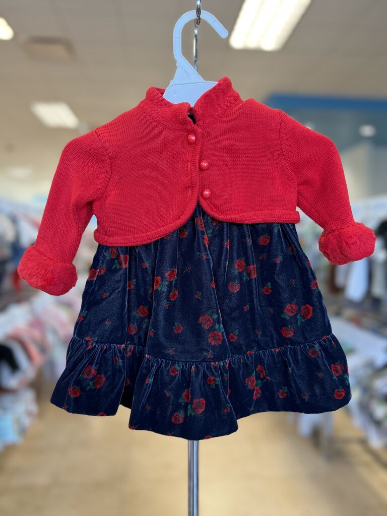 *Velvet with cardigan