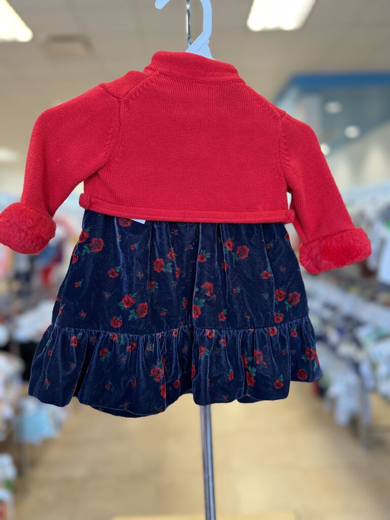 *Velvet with cardigan