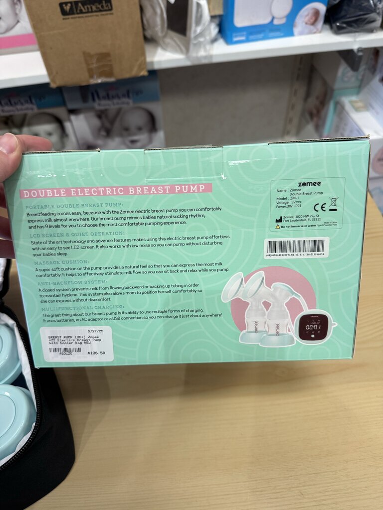 *Z2 Electirc Breast Pump With Cooler bag NEW