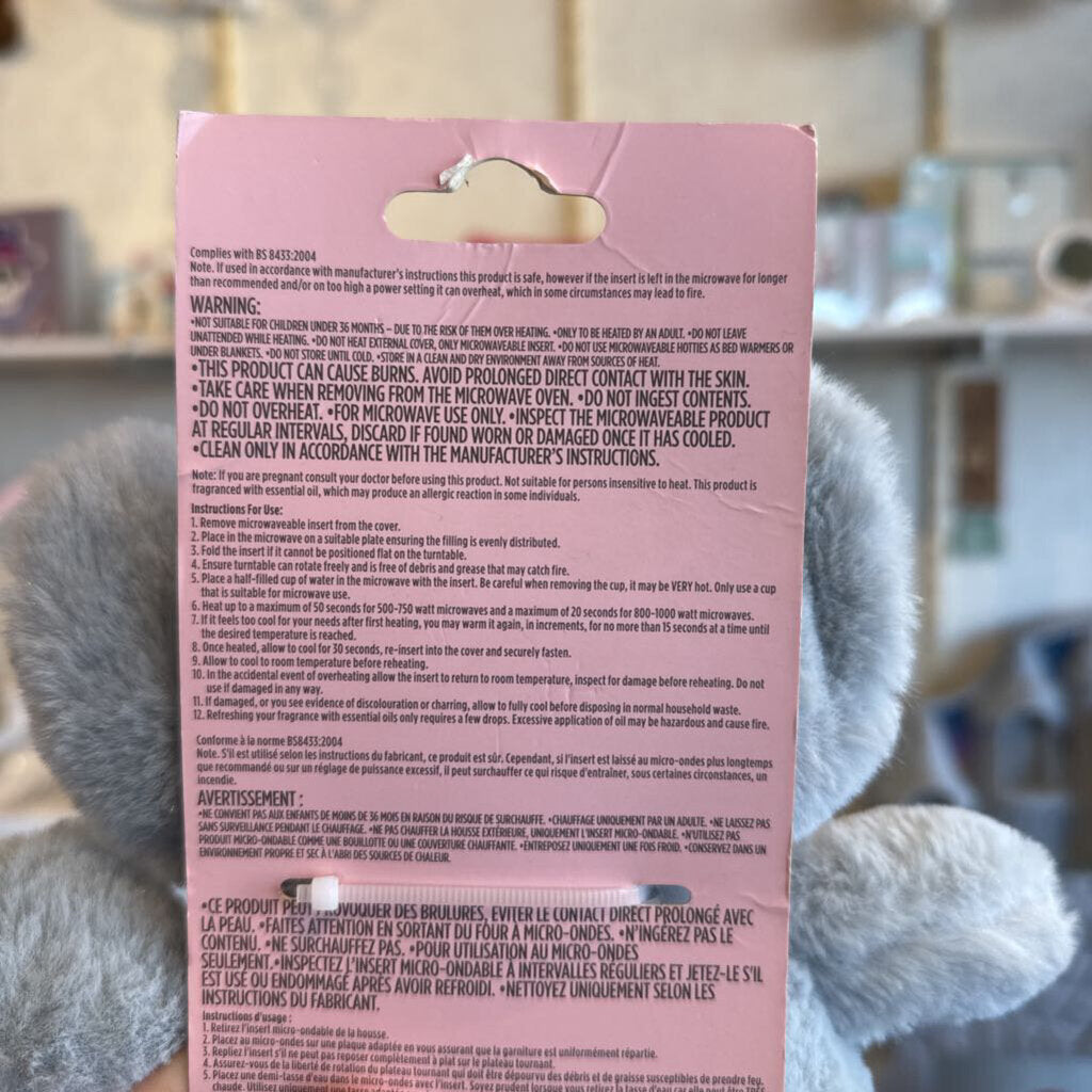 *NEW Snuggable Hottie Elephant