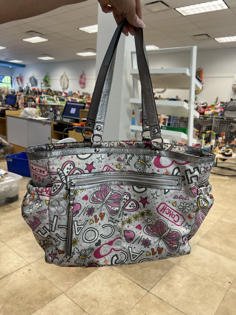 *Poppy Butterfly Graffiti Diaper Bag