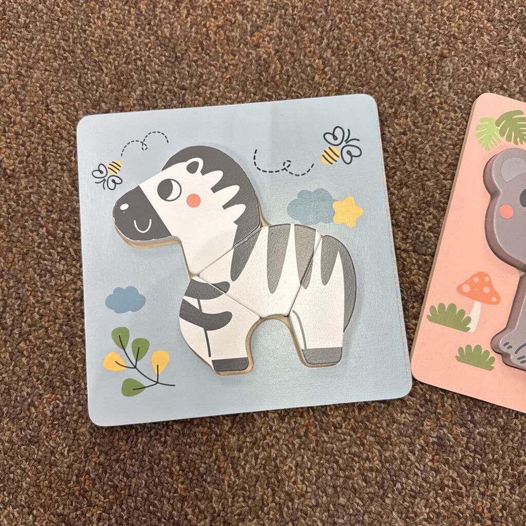 *3Pc Wooden Animals Puzzle