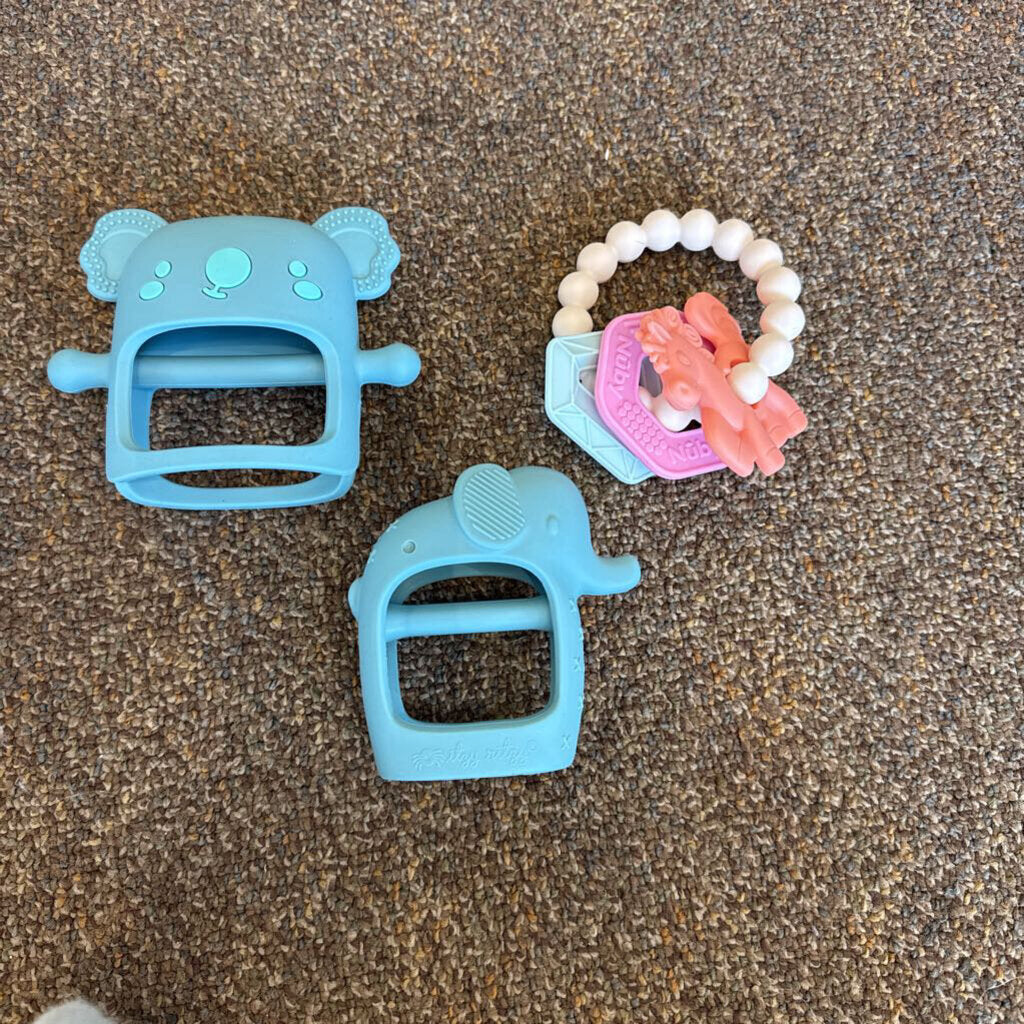 *Multi Silicone Teethers